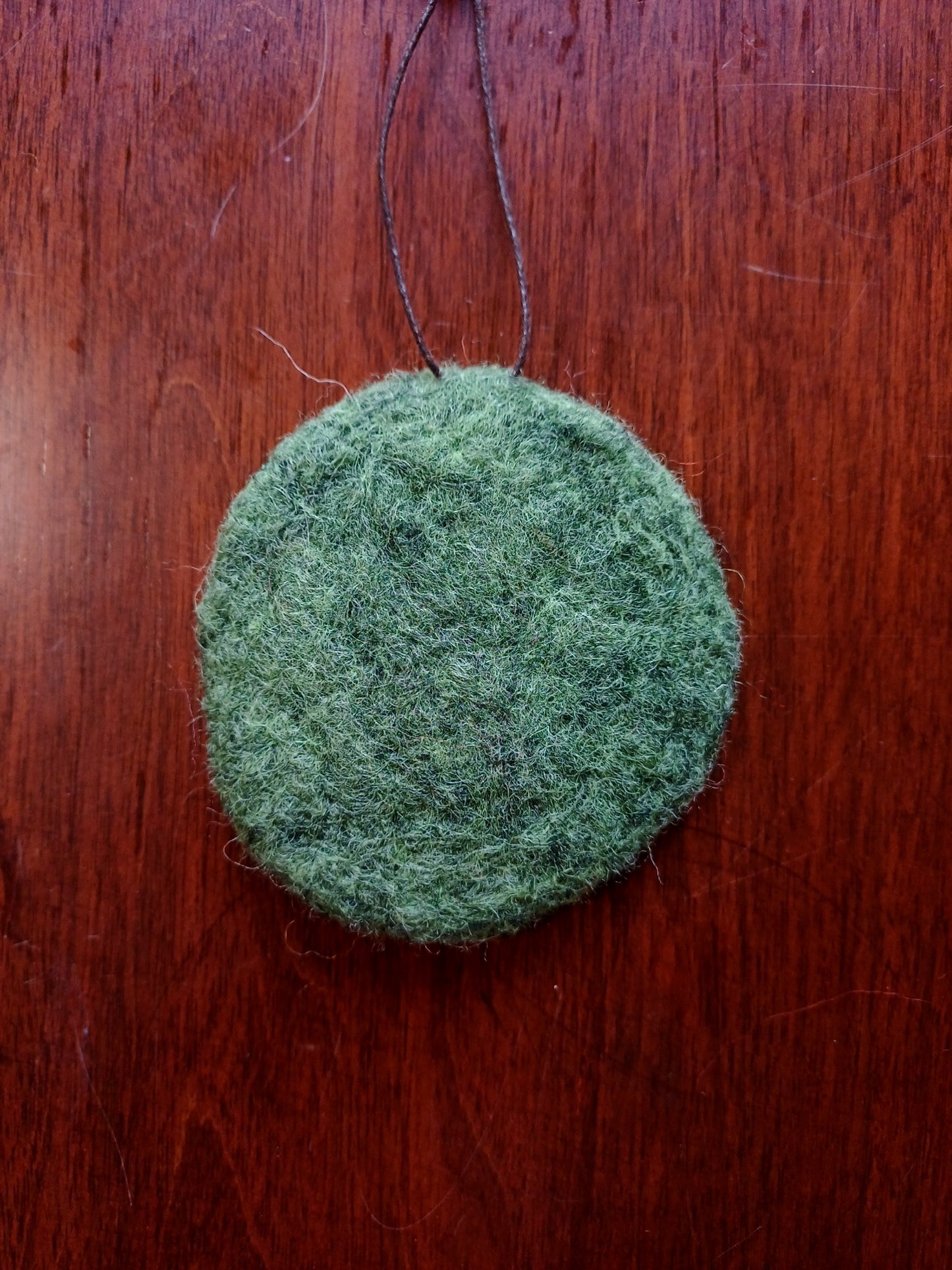 Crow on Green Hanging Decoration