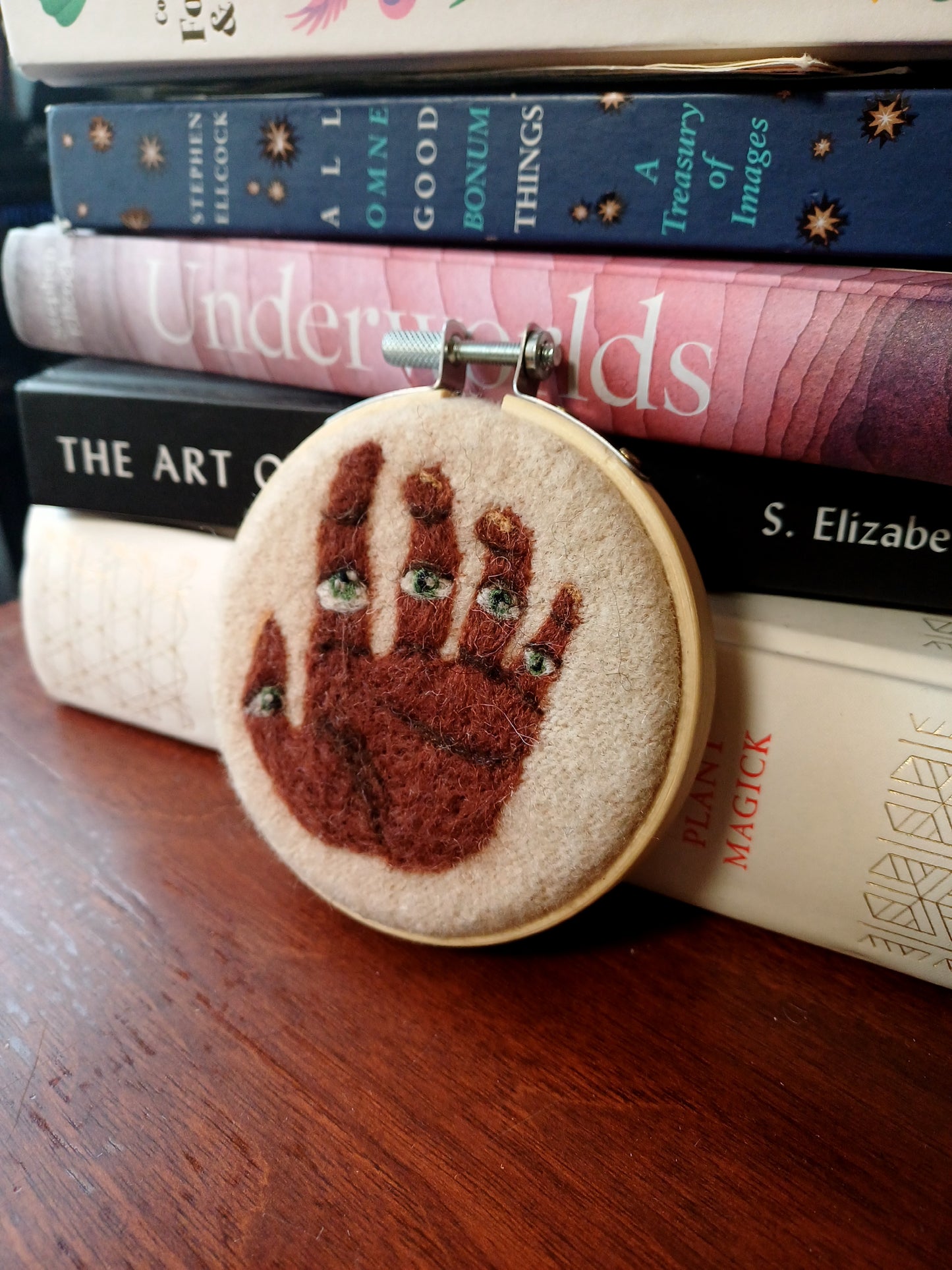 All Seeing Hand - Wall Hanging Original Art