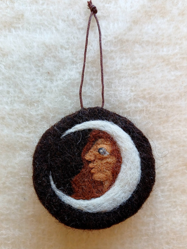 Woman in Moon Hanging Decoration
