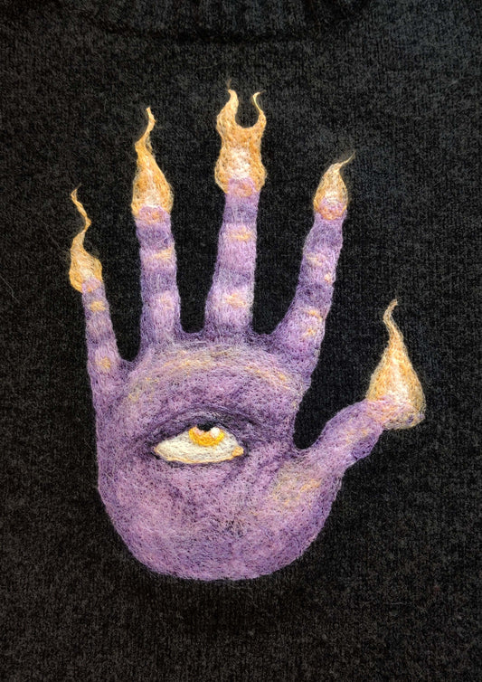 Hand of Glory Textile Art // Artwork Print