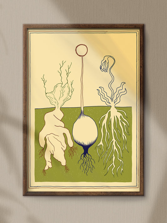 Root Vegetables // Artwork print