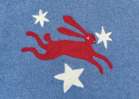 Hare and Star // Postcard