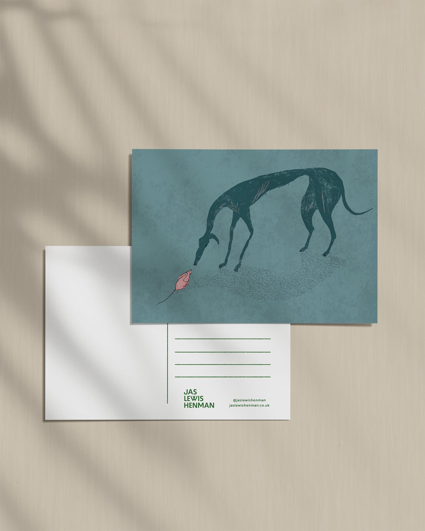 Dog and Mouse // Postcard