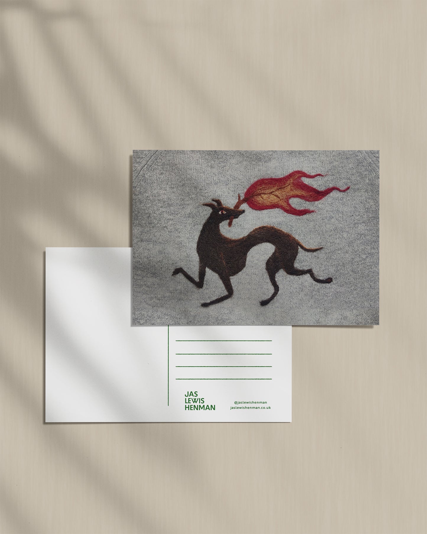 Fire Hound // Postcard