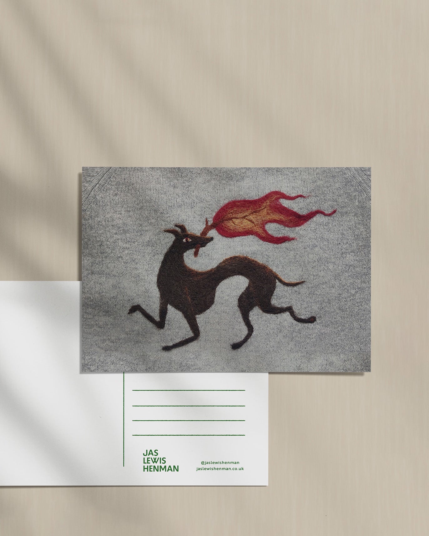 Fire Hound // Postcard