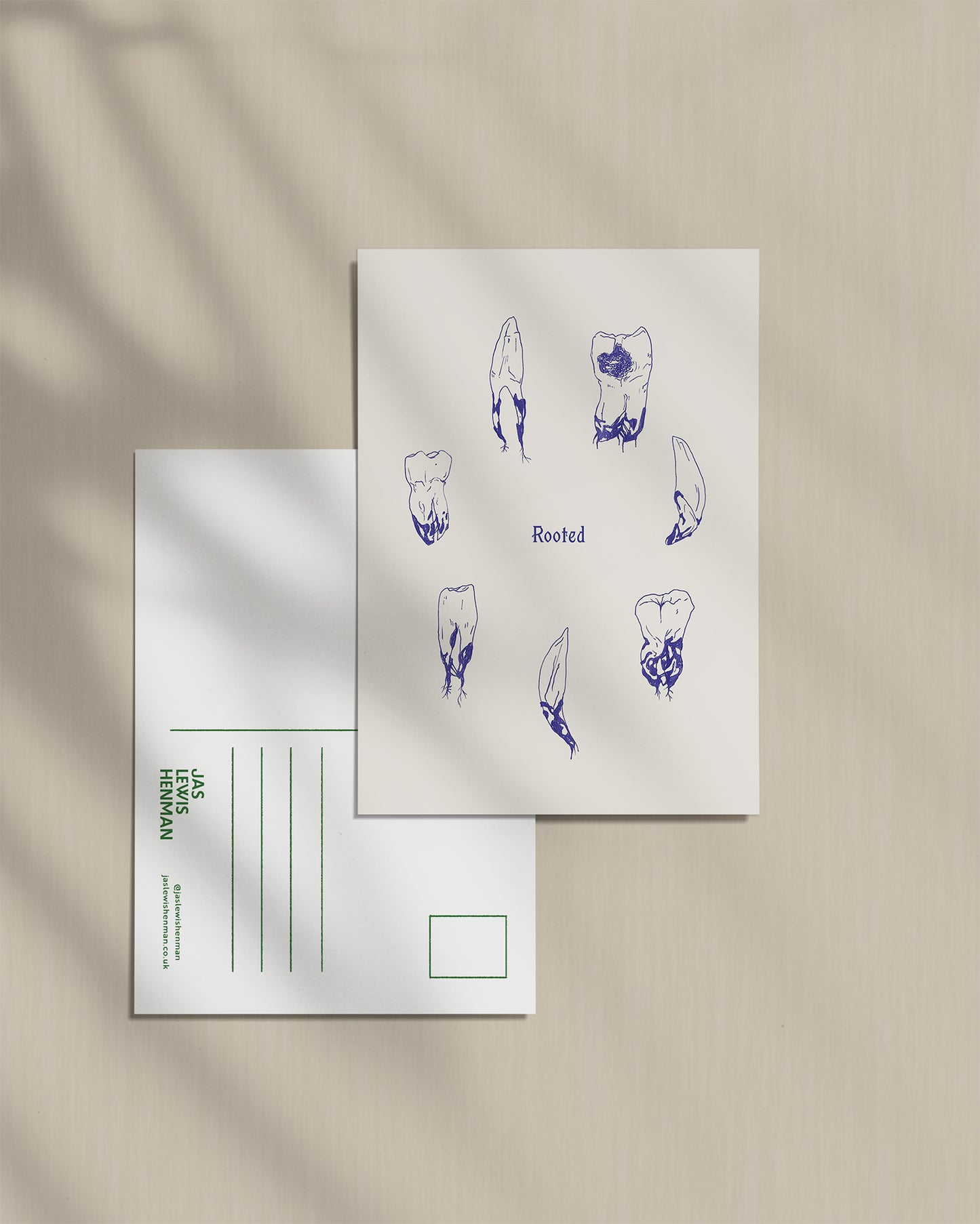 Rooted Teeth // Postcard