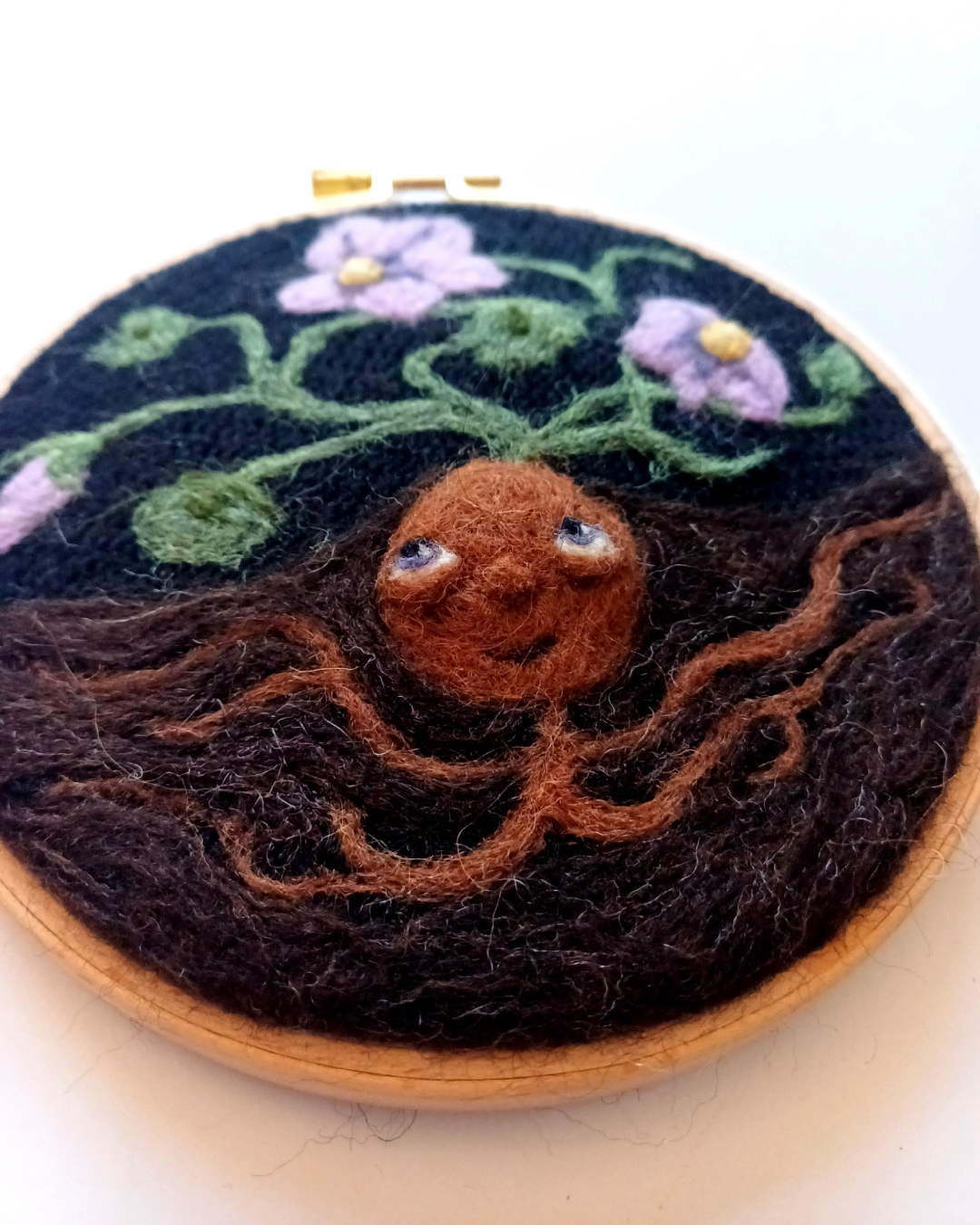 Wonky Potato Flower Wall Art