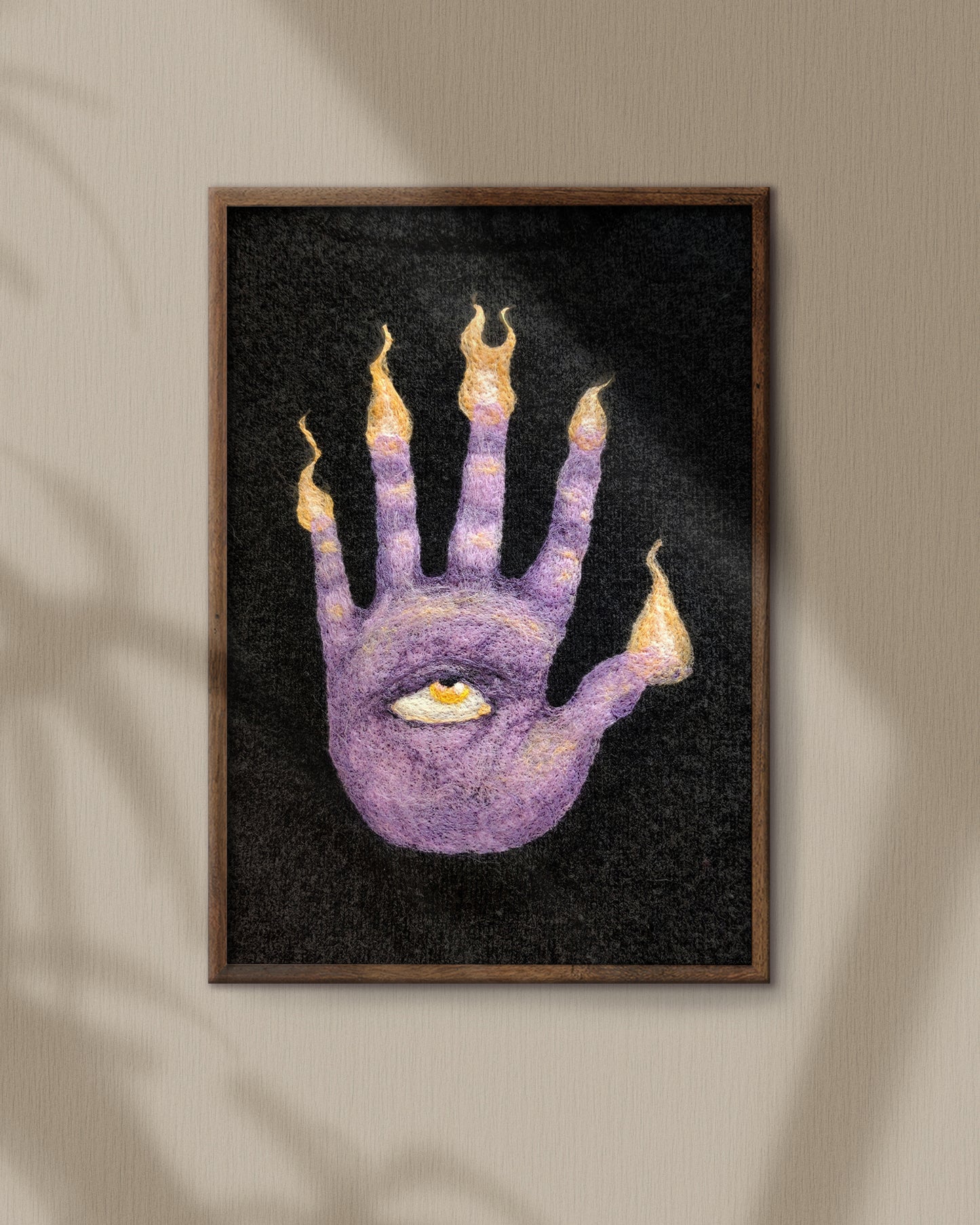 Hand of Glory Textile Art // Artwork Print