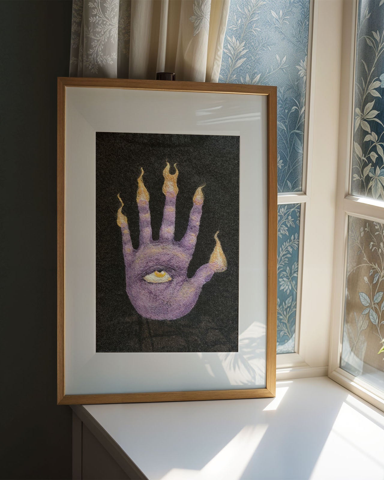 Hand of Glory Textile Art // Artwork Print