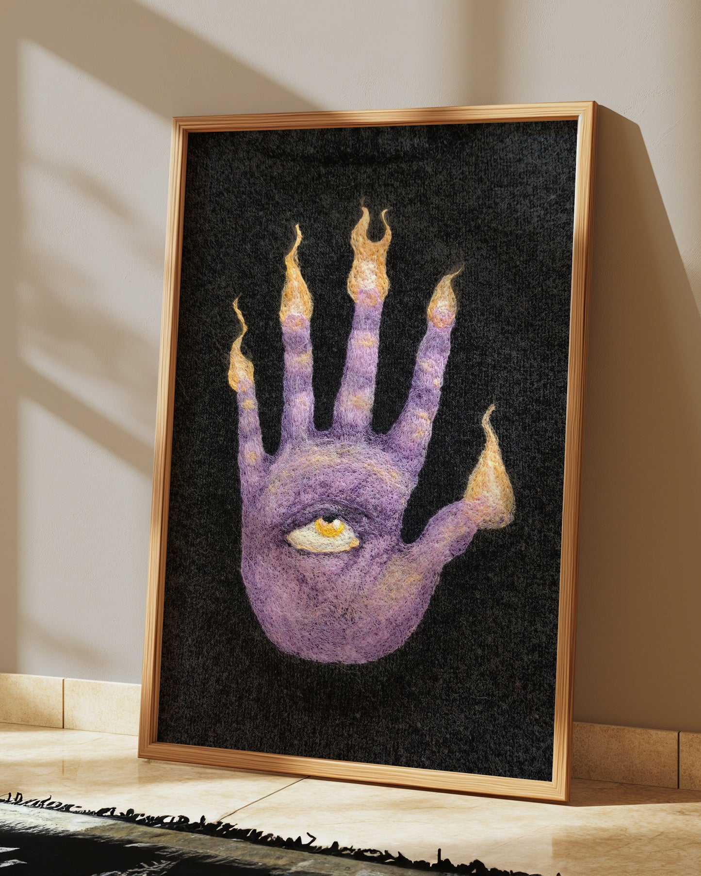 Hand of Glory Textile Art // Artwork Print