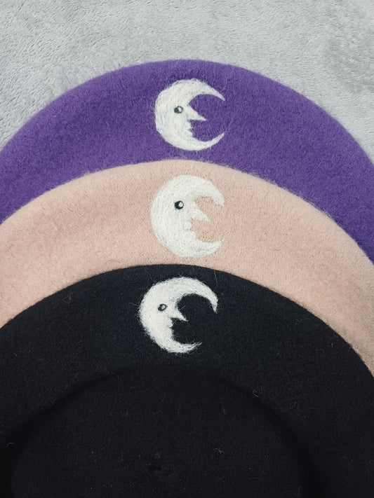 Crescent Moon Beret
