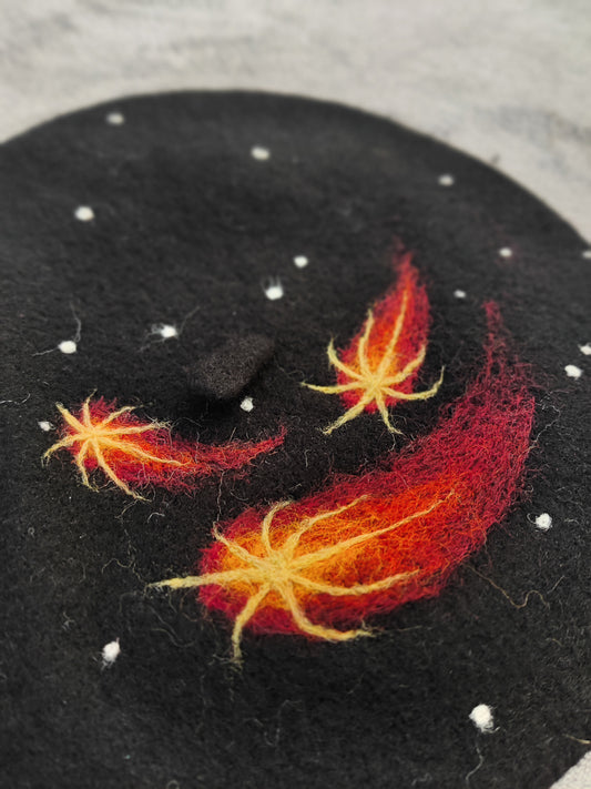 Three Comets Beret