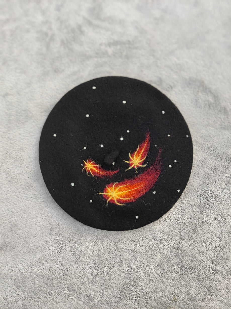 Three Comets Beret