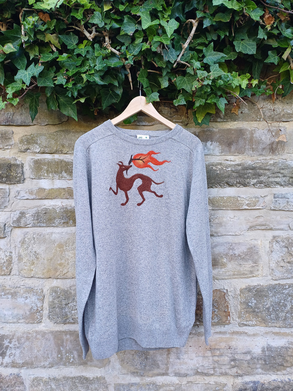 Flaming Whippet Jumper