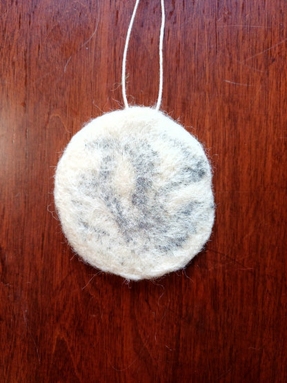 Crow on White Hanging Decoration