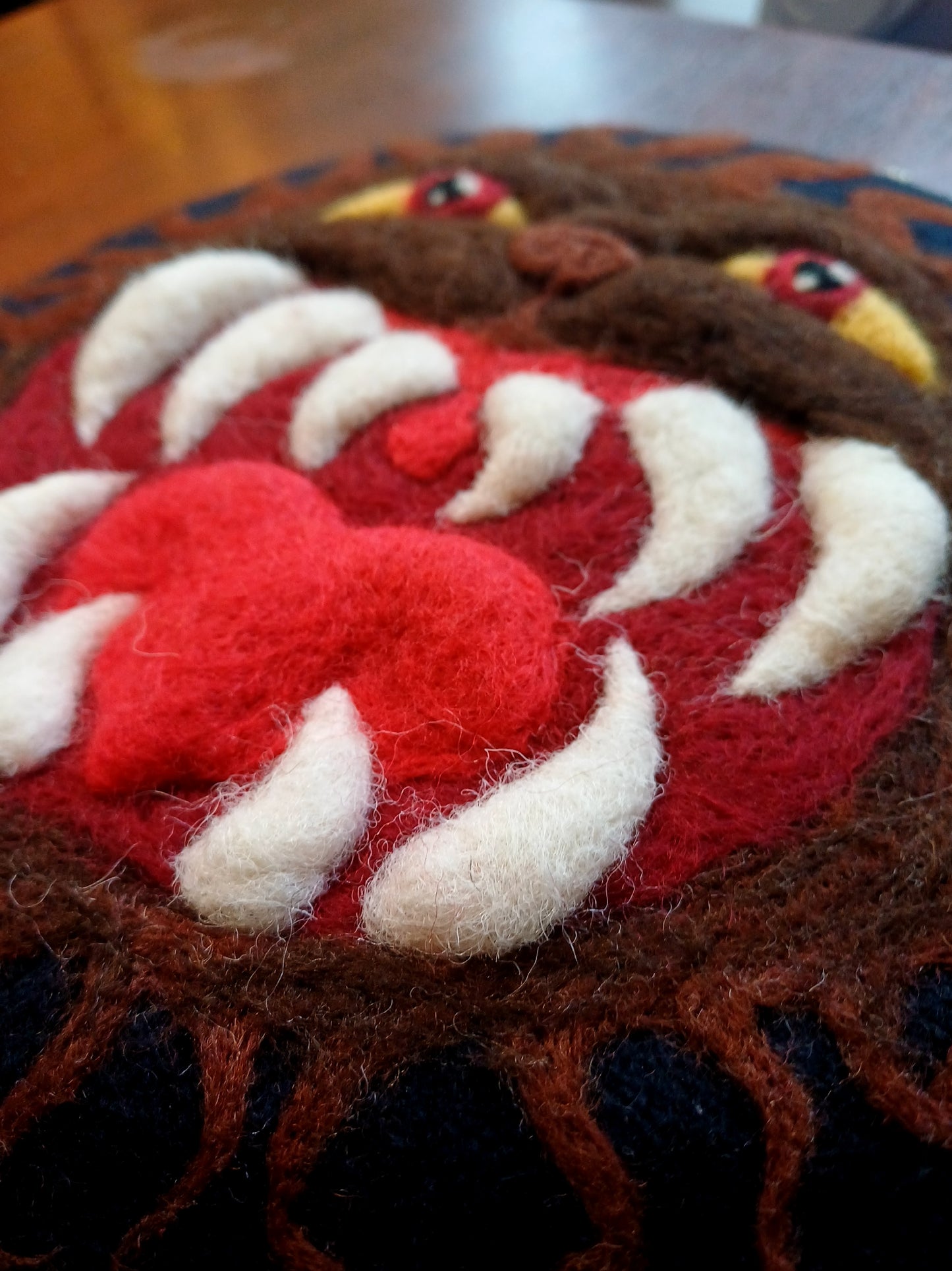 Hell Mouth Beast - Wall Hanging Original Art