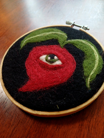 One eyed Radish - Wall Hanging Original Art