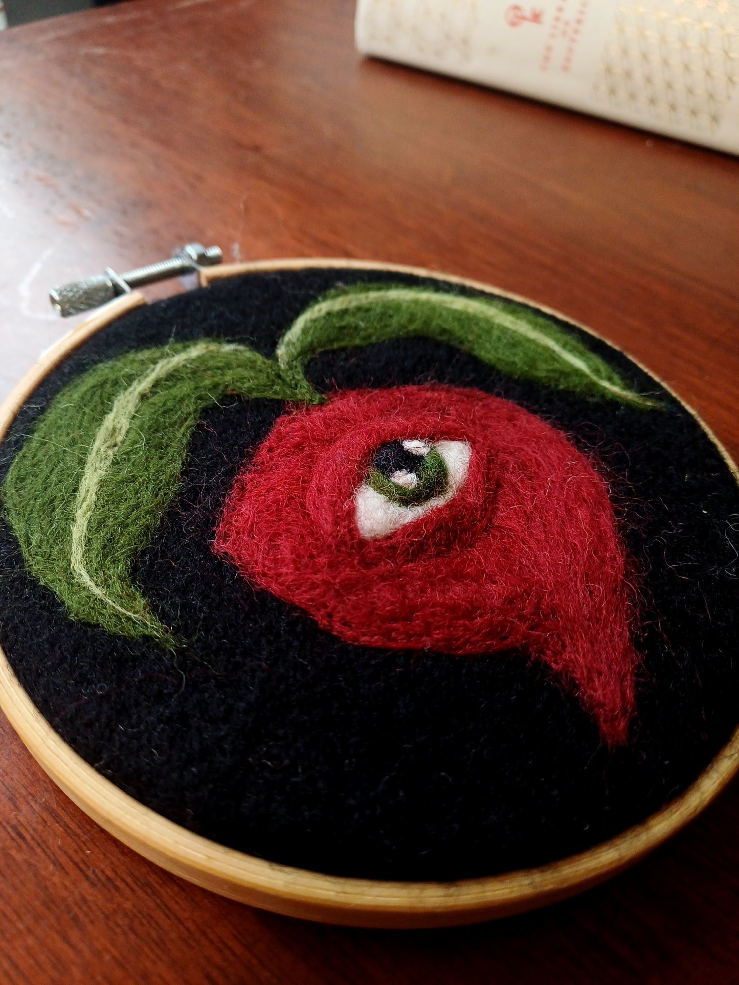One eyed Radish - Wall Hanging Original Art