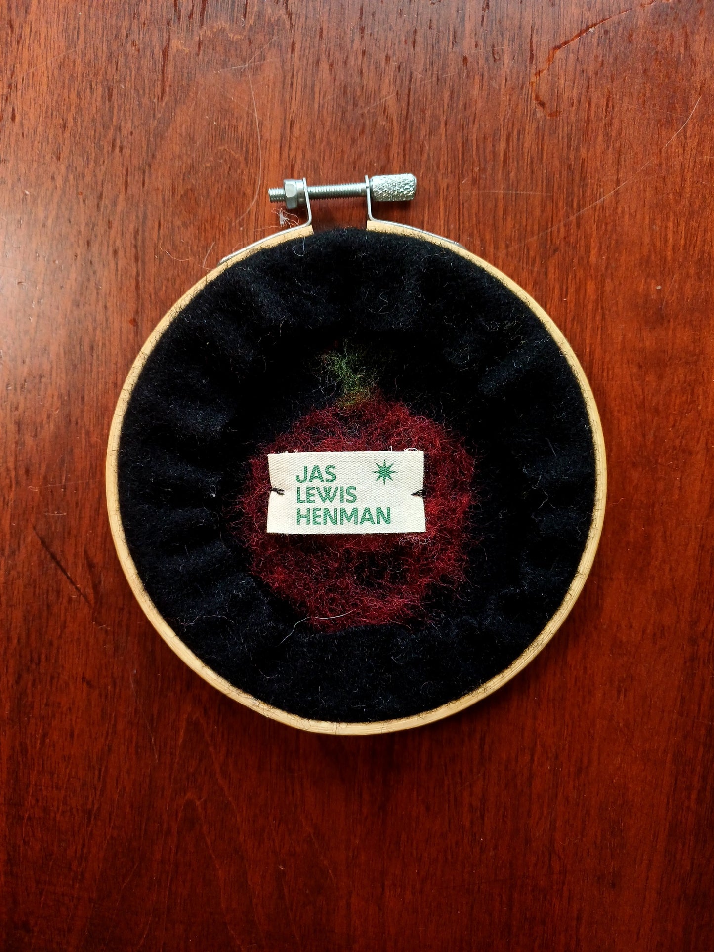 One eyed Radish - Wall Hanging Original Art