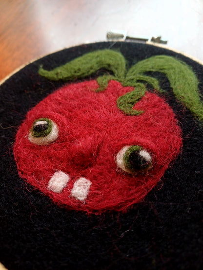 Dumb Tomato - Wall Hanging Original Art