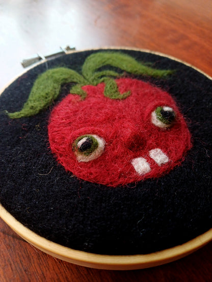 Dumb Tomato - Wall Hanging Original Art