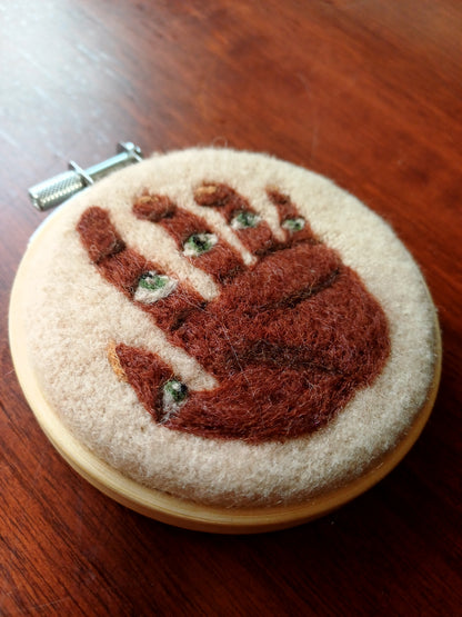 All Seeing Hand - Wall Hanging Original Art