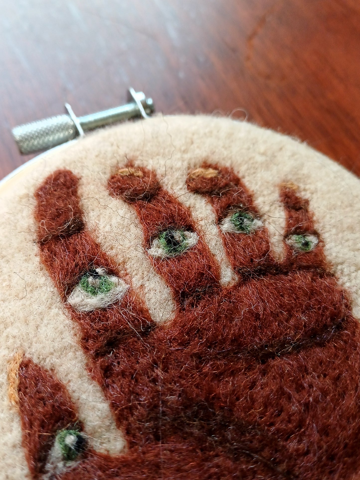 All Seeing Hand - Wall Hanging Original Art