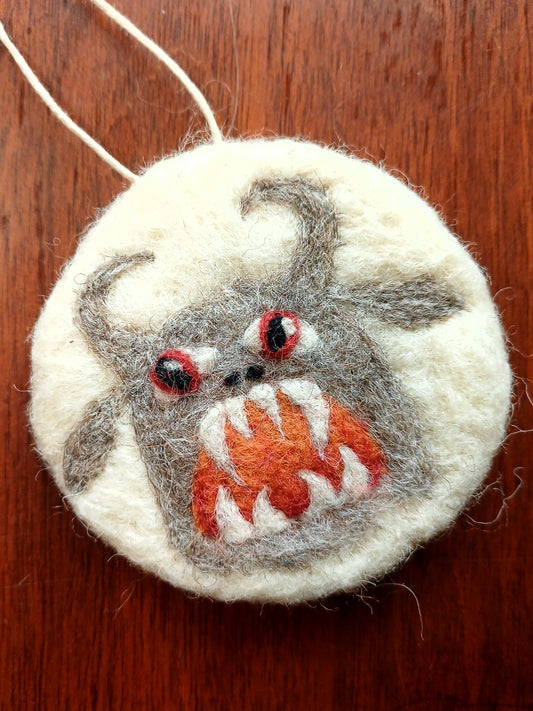 Beast on White Hanging Decoration