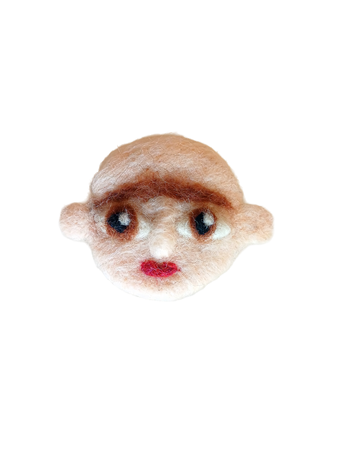 Face Brooch - Monobrow