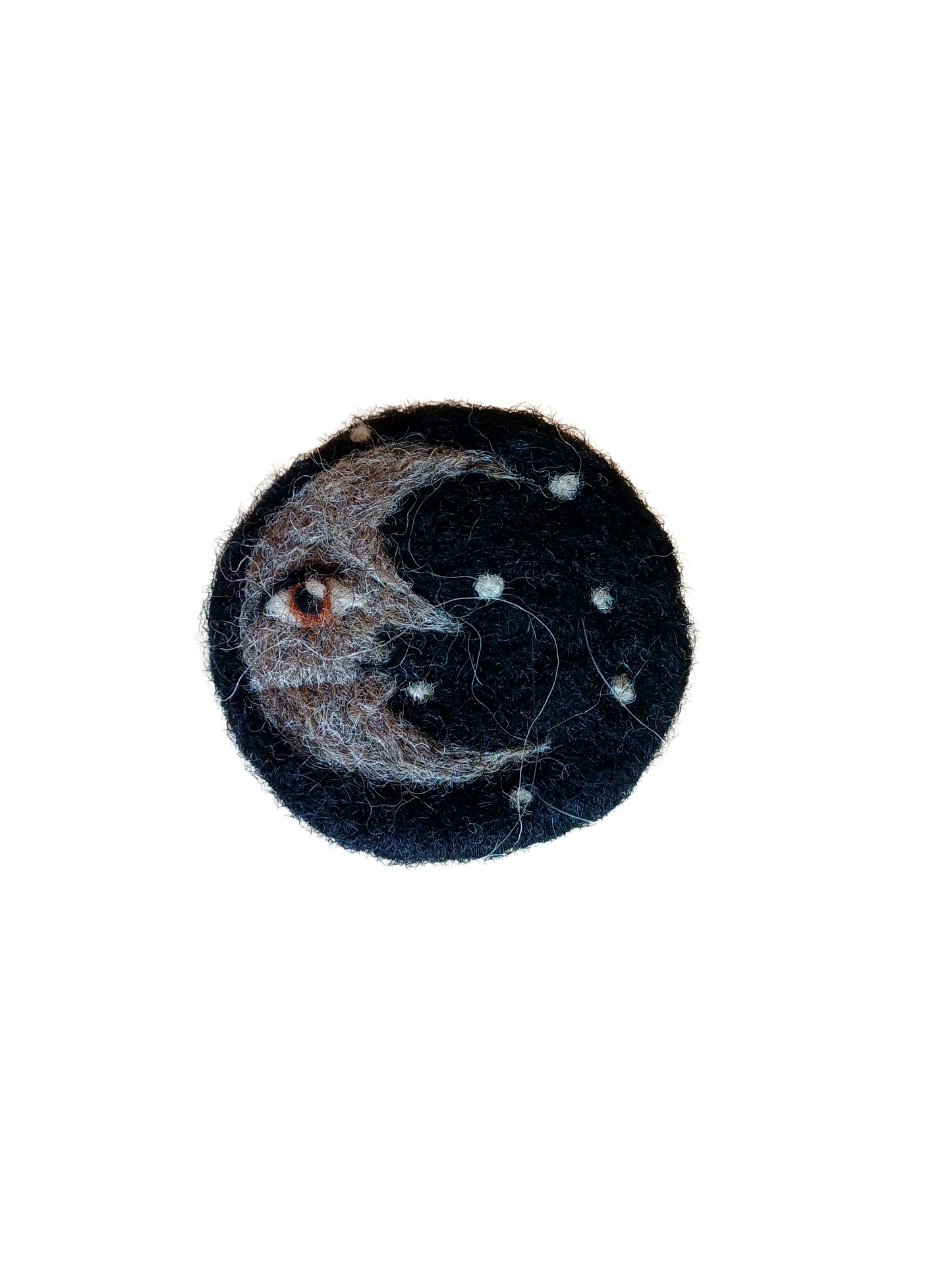 Crescent Moon Brooch
