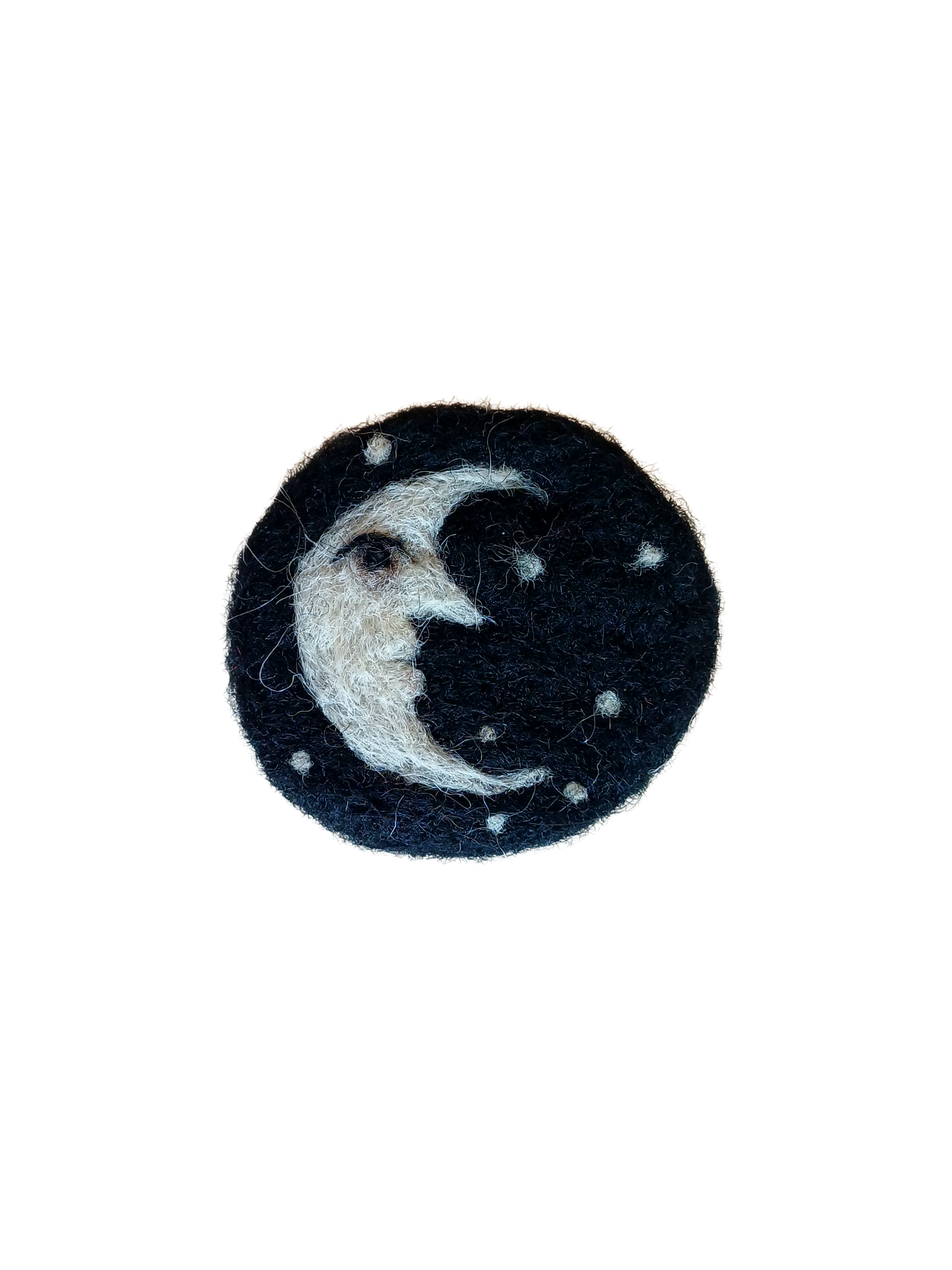 Crescent Moon Brooch