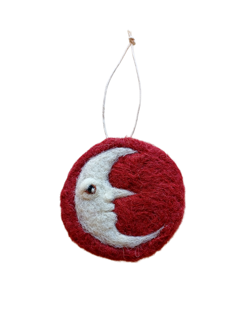 Moon Face Hanging Decoration