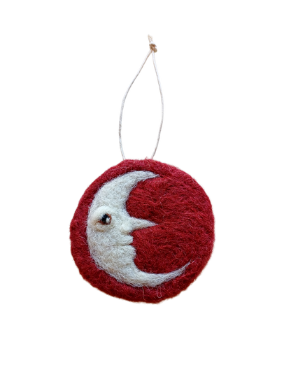 Moon Face Hanging Decoration