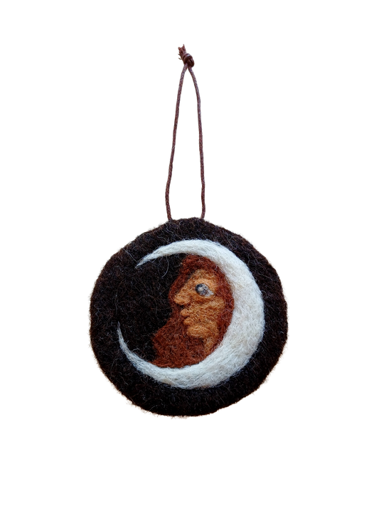 Woman in Moon Hanging Decoration