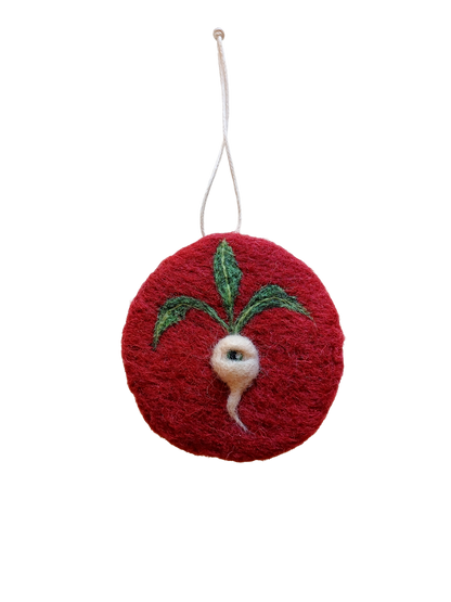 Medieval Vegetable Hanging Decoration - Raddish