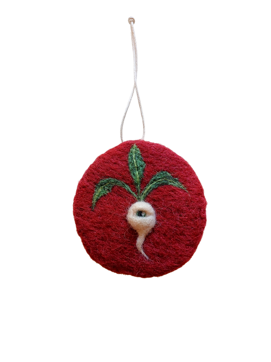 Medieval Vegetable Hanging Decoration - Raddish