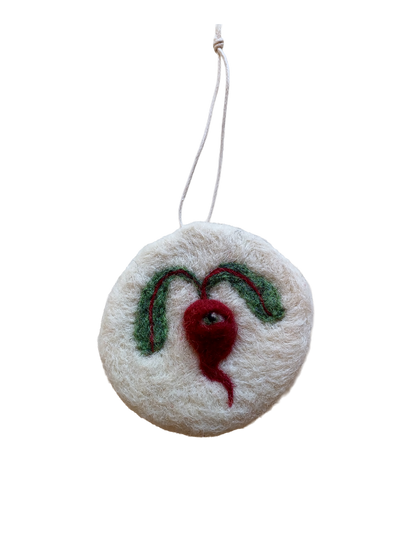 Medieval Vegetable Hanging Decoration - Beetroot