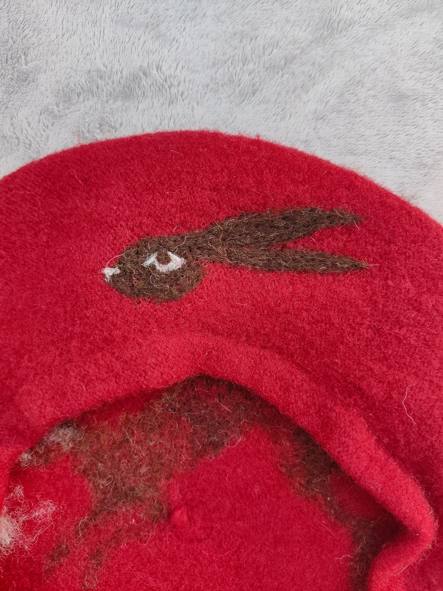 Hare and Star Beret