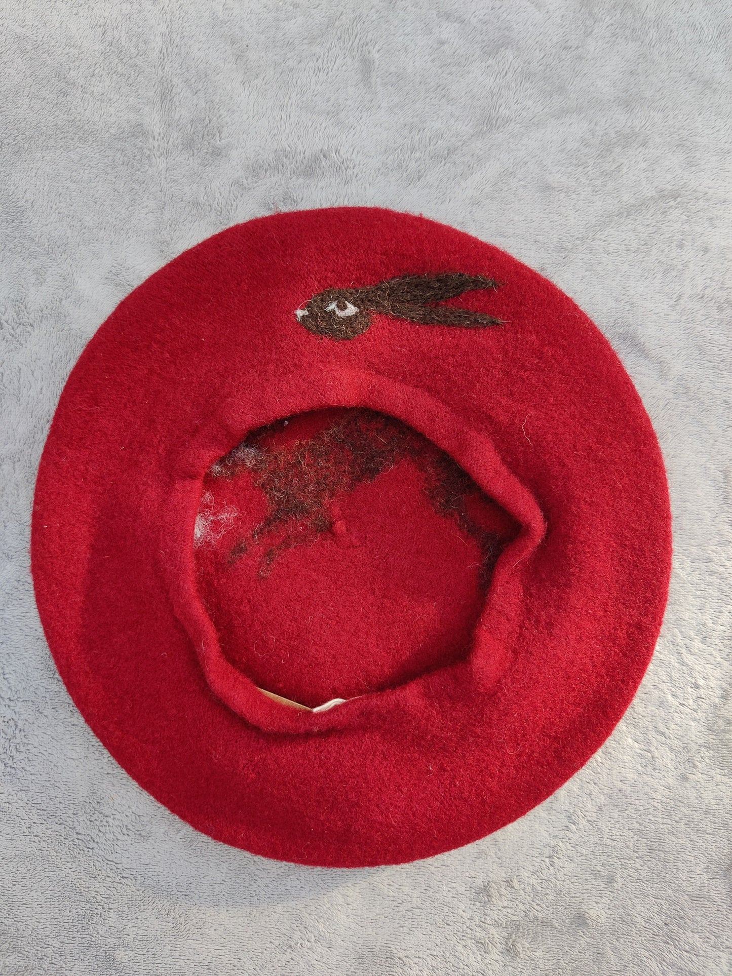 Hare and Star Beret
