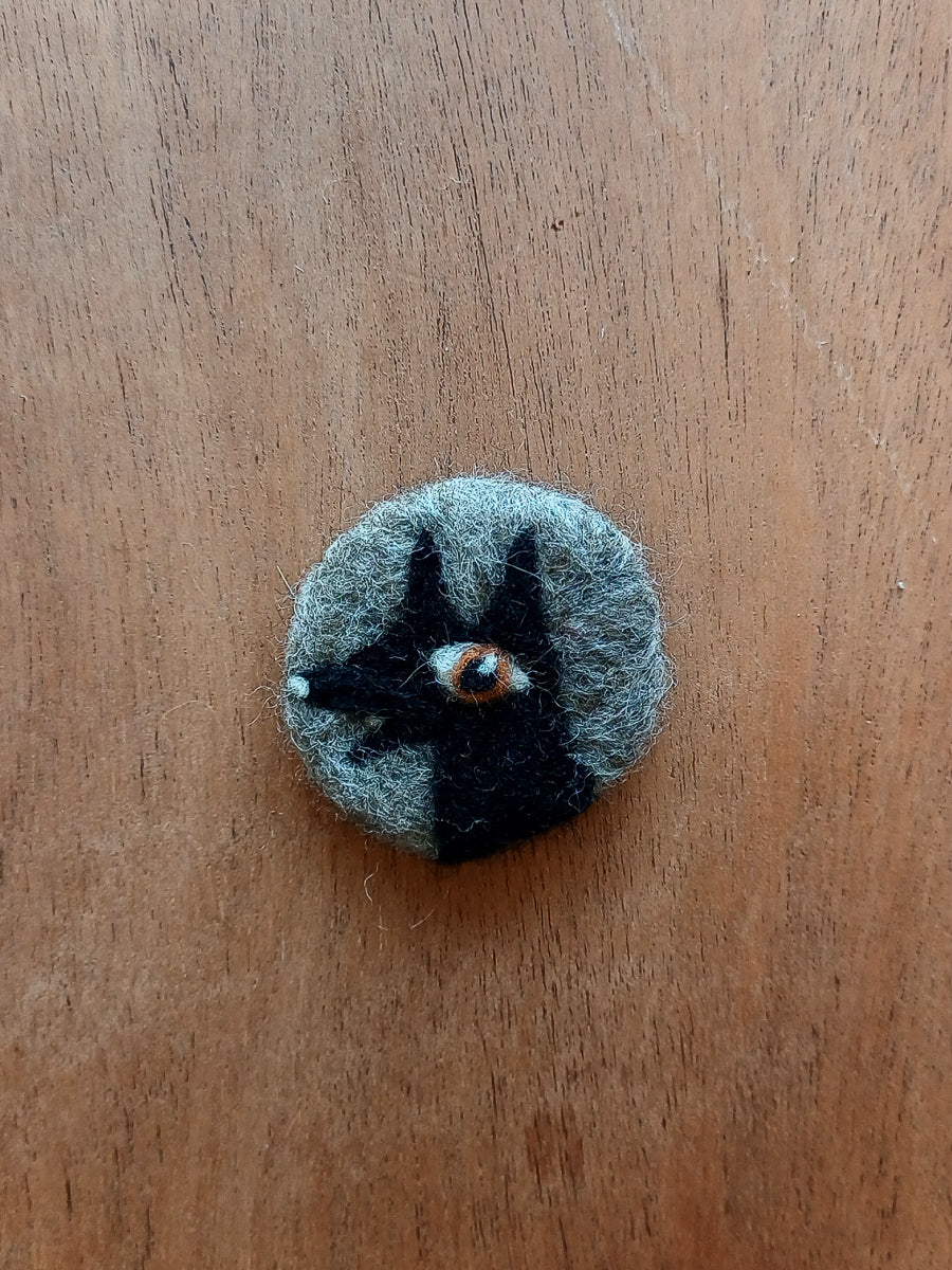 Black Shuck Brooch
