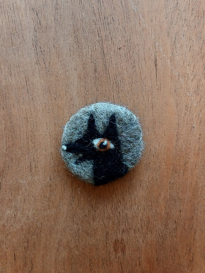 Black Shuck Brooch