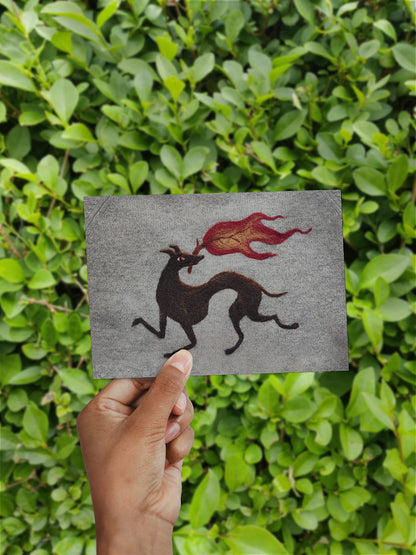 Fire Hound // Postcard