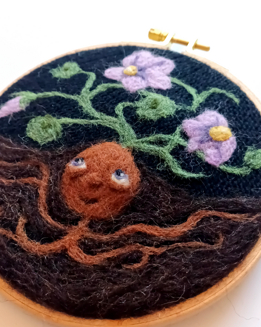 Wonky Potato Flower Wall Art