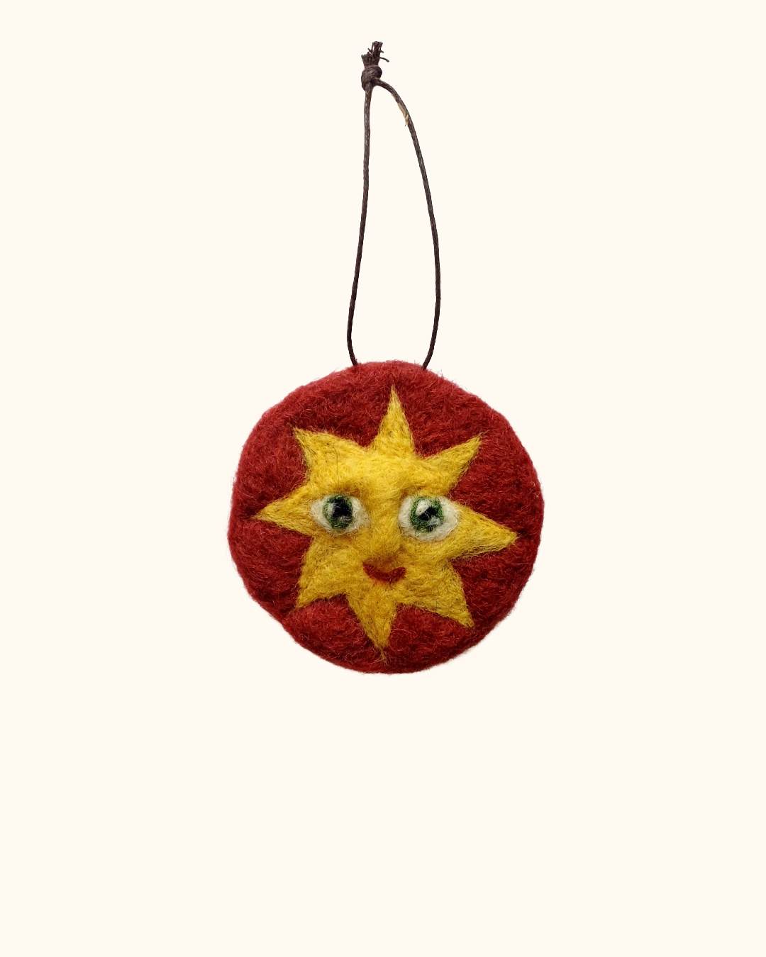 Wonky Sun Face Hanging Decoration 1