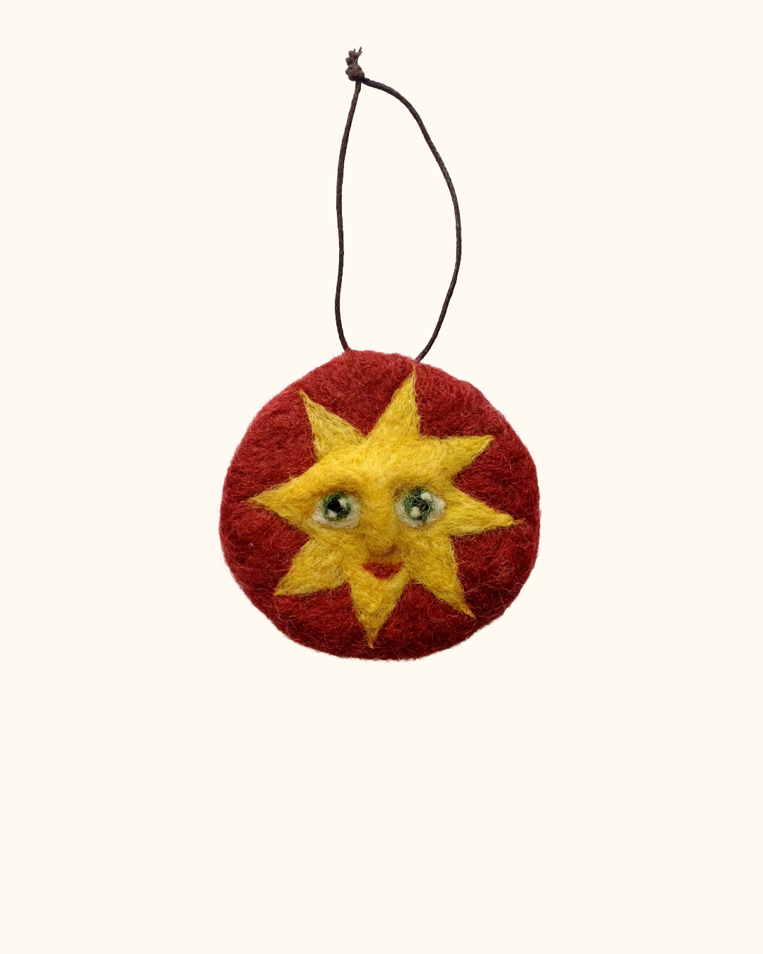 Wonky Sun Face Festive Decoration 2