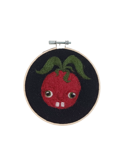 Dumb Tomato - Wall Hanging Original Art