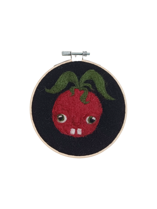 Dumb Tomato - Wall Hanging Original Art
