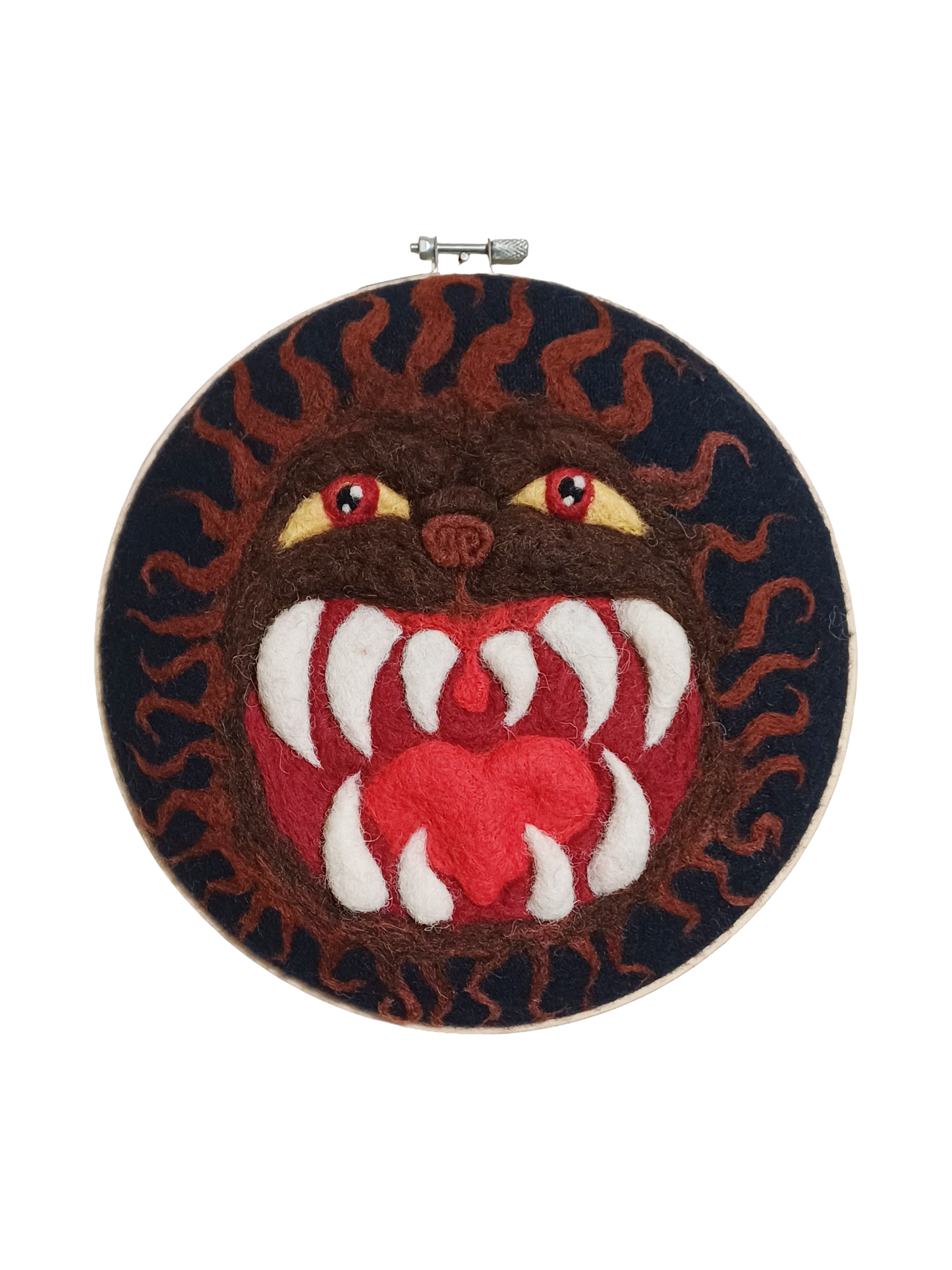 Hell Mouth Beast - Wall Hanging Original Art