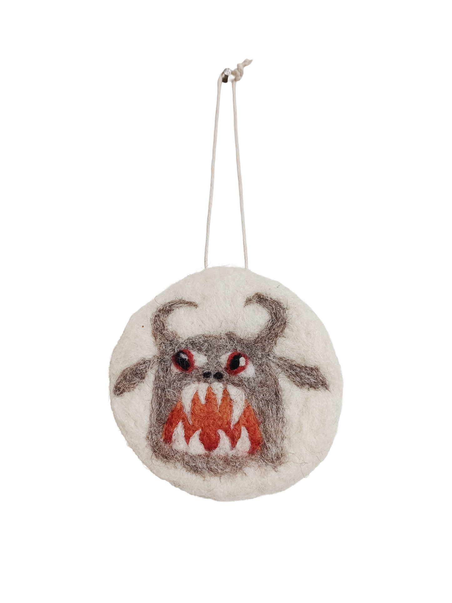 Beast on White Hanging Decoration