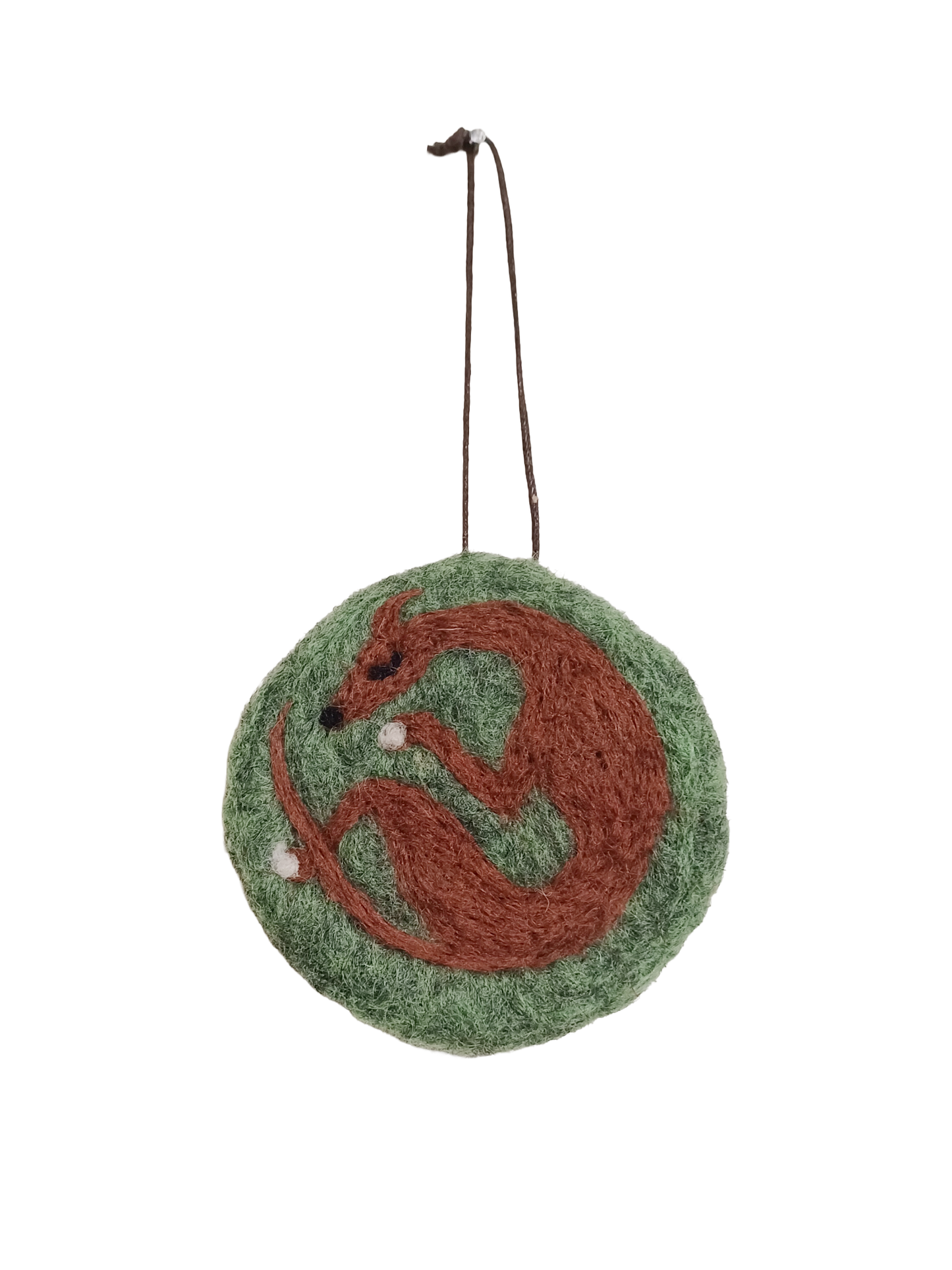 Sleeping Wolf Hanging Decoration